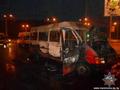 В Гомеле на остановке сгорела маршрутка 