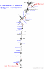 №493 "ДС Дружная - Самохваловичи"
