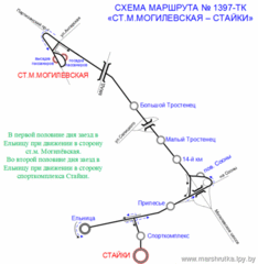 Схема маршрута